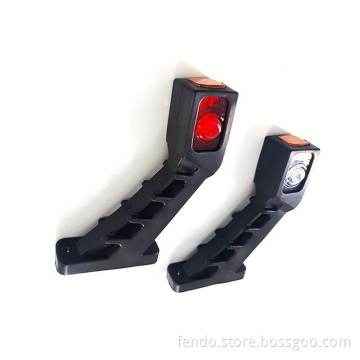 12-24V 6LED Truck LED Waist Lamp - Goose-Neck Three Face Light